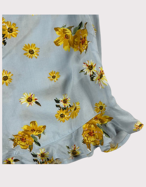 Sunny Blooms Ruffled Shorts F